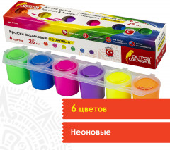 Набор красок акриловых «Неон» - Фото 7