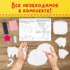 Набор для изготовления игрушки из фетра «Котёнок» - Фото 3