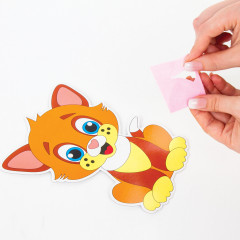 Аппликация из фетра «Котёнок» - Фото 4