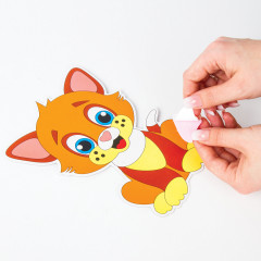 Аппликация из фетра «Котёнок» - Фото 5