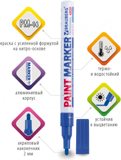 Маркер-краска лаковый