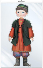 Плакат вырубной «Мальчик в татарском костюме» - Фото 1