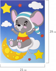 Аппликация из мягкого пластика «Мышонок» - Фото 2