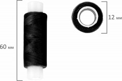 Набор ниток швейных, цвет черно-белый микс - Фото 9