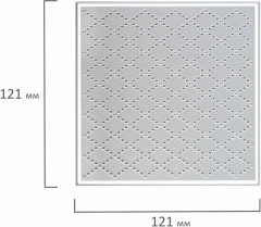 Нож для вырубки и тиснения «Фон в виде ромбов» - Фото 2
