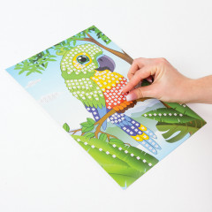 Мозаика сверкающая «Попугай» - Фото 4