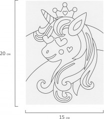 Комплект картин из песка «Единороги» - Фото 10