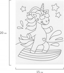 Комплект картин из песка «Единороги» - Фото 11