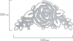 Набор ножей для вырубки и тиснения «Розы» - Фото 1