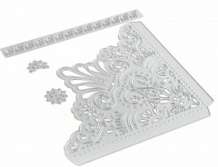 Набор ножей для вырубки и тиснения «Уголки» - Фото 1