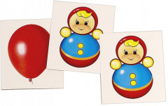 Счетный материал. Набор из 20 карточек. Шарики, неваляшки - Фото 1