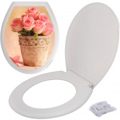 Сиденье для унитаза «Цветы» - Фото 1