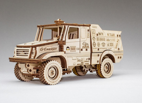 Конструктор деревянный 3D «МАЗ-6440RR»