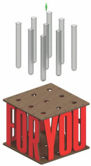 Ваза сборная «Подарок маме» - Фото 1