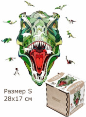 Пазл деревянный «Динозавр T-Rex» - Фото 1