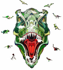 Пазл деревянный «Динозавр T-Rex» - Фото 3