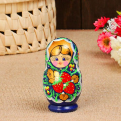 Набор матрёшек «Синее платье» - Фото 1
