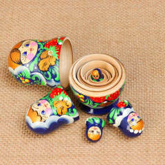 Набор матрёшек «Синее платье» - Фото 2