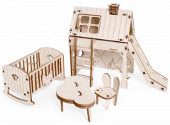 Набор мебели для кукол «Большая детская комната» - Фото 2