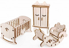 Набор мебели для кукол «Большая детская комната» - Фото 3