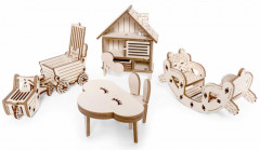 Набор мебели для кукол «Большая детская комната» - Фото 5