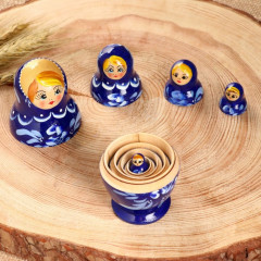 Набор матрёшек «Гжель» - Фото 1
