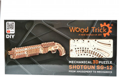 3D пазл механический «Дробовик SG-12 Shotgun» - Фото 5