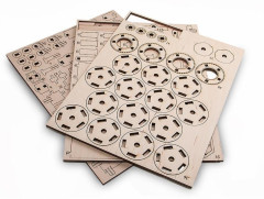 Конструктор деревянный 3D «Belaz mini» - Фото 2