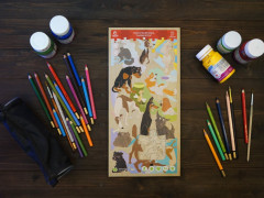 Пазл-раскраска «Найди кота» - Фото 3