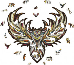 Пазл фигурный «Мудрая сова» - Фото 1