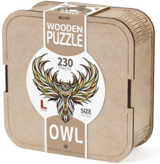 Пазл фигурный «Мудрая сова» - Фото 2
