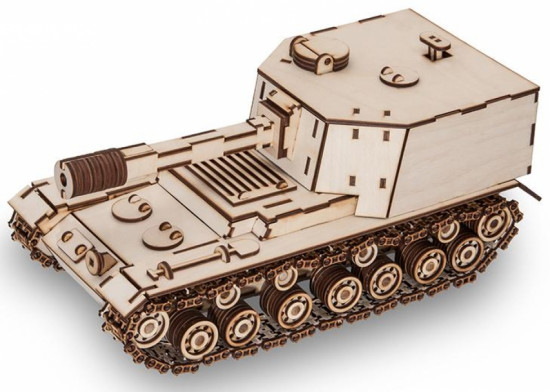 Модель сборная 3D «Танк САУ-212»