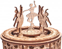 Шкатулка сборная музыкальная «Танцующие балерины» - Фото 4