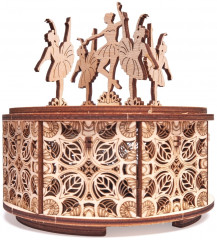 Шкатулка сборная музыкальная «Танцующие балерины» - Фото 5