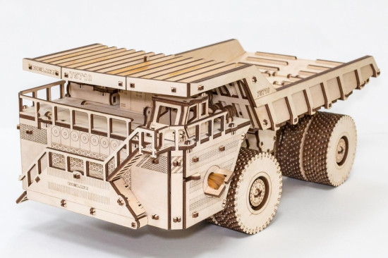 Конструктор деревянный 3D «Belaz 75710»
