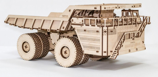 Конструктор деревянный 3D «Belaz 75710»