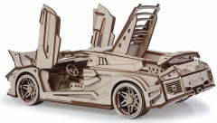 Конструктор деревянный 3D «Спорткар Скат» - Фото 3