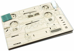 Конструктор деревянный 3D «Спорткар Скат» - Фото 5