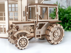 Конструктор деревянный 3D «Трактор» - Фото 2