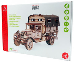 Конструктор деревянный 3D «Грузовик Полуторка» - Фото 10