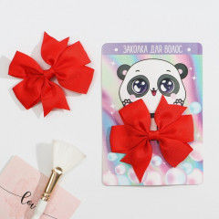 Заколка-бант для волос «Панда» - Фото 1