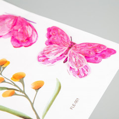 Наклейка интерьерная «Розовые пионы» - Фото 1