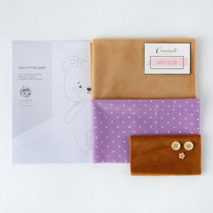 Набор для изготовления игрушки-малютки «Медвежонок Ашер» - Фото 1