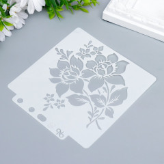 Трафарет «Пышный цвет» - Фото 1