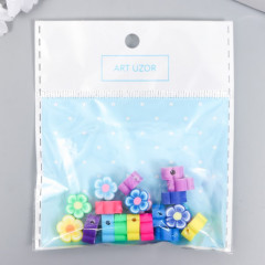 Набор бусин для творчества «Красочные цветочки» - Фото 2