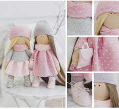 Набор для шитья «Интерьерные куклы Вики и Ники» - Фото 3
