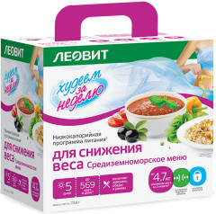Программа питания для снижения веса «Средиземноморское меню» - Фото 1