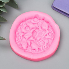 Молд силиконовый «Птички в цветочных ветвях» - Фото 1