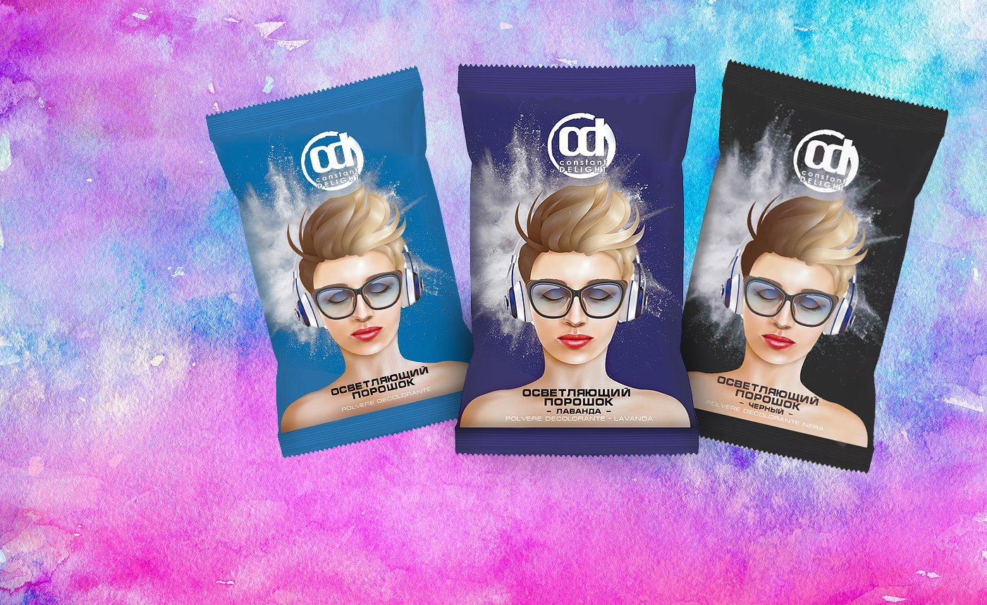 Порошок для осветления волос "Лаванда" Constant Delight Фото 0.