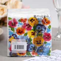 Салфетки бумажные «Анютины глазки» - Фото 1